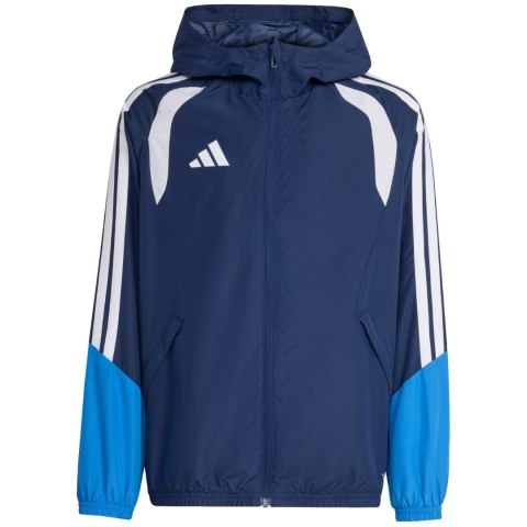 Kurtka dla dzieci adidas Tiro 26 Competition All Weather niebieska JL7300 Adidas teamwear