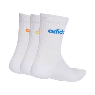 Skarpety adidas Linear Crew Cushioned Socks 3 Pairs białe KD1717 Adidas