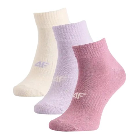 Skarpety damskie 4F F448 3 pak multikolor 4FWMM00USOCF448 95S 4F