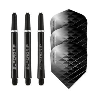 Harrows Twin Pack 3 Flights+3 Shafts Paragon Harrows