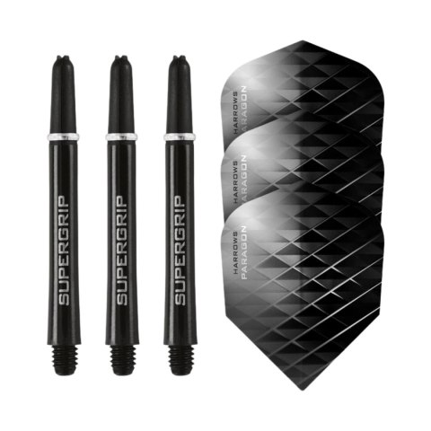 Harrows Twin Pack 3 Flights+3 Shafts Paragon Harrows