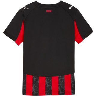 Koszulka dla dzieci Puma AC Milan Home Jersey Replica czarno-czerwona 779965 01 Puma