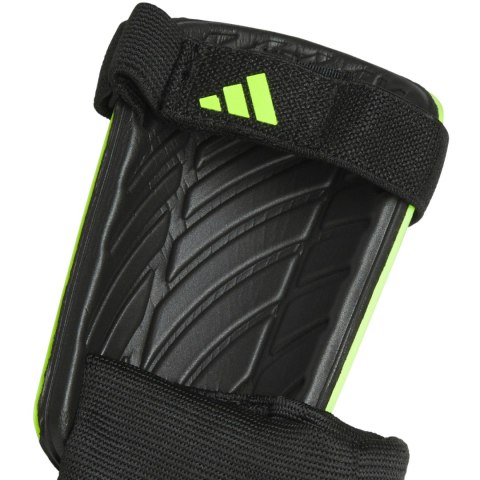 Ochraniacze piłkarskie dla dzieci adidas Tiro Match limonkowo-czarne IS5603 Adidas teamwear