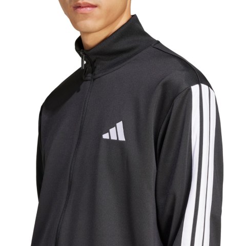 Dres męski adidas Sportswear Basic 3-Stripes French Terry czarny JC5375 Adidas