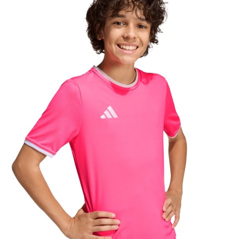 Koszulka dla dzieci adidas Entrada 26 Jersey różowa KE9846 Adidas teamwear