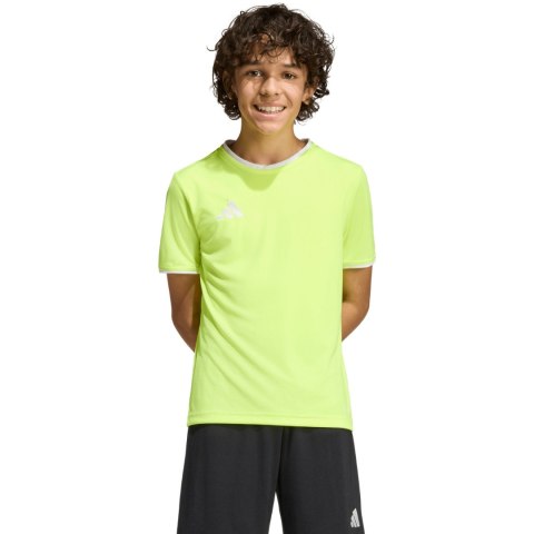 Koszulka dla dzieci adidas Entrada 26 Jersey żółty neon KE9845 Adidas teamwear