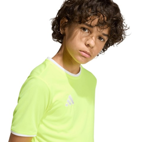 Koszulka dla dzieci adidas Entrada 26 Jersey żółty neon KE9845 Adidas teamwear