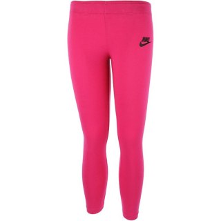 Legginsy dla dzieci Nike G NSW Tight Club Logo różowe 844965 615 Nike