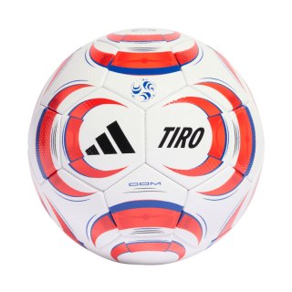 Piłka nożna adidas Tiro Competition biało-czerwona JW1534 Adidas teamwear
