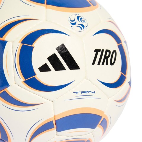 Piłka nożna adidas Tiro Training biało-niebieska JW1528 Adidas teamwear