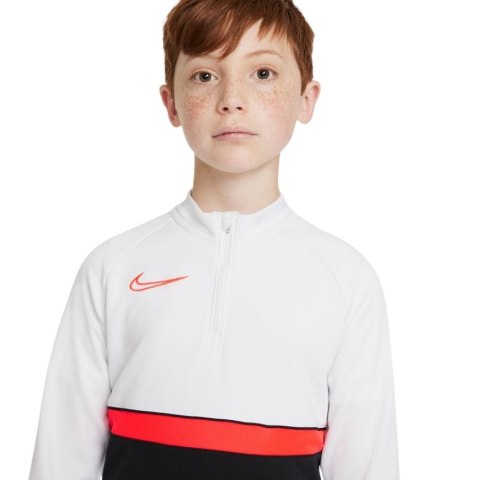 Bluza dla dzieci Nike DF Academy 21 Drill Top czarno-biało-czerwona CW6112 016 Nike Football