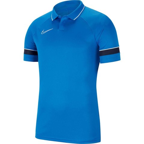 Koszulka dla dzieci Nike Dri-FIT Academy 21 Polo SS niebieska CW6106 463 Nike Team