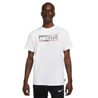 Koszulka męska Nike NK Fc Tee Seasonal Block biała DH7444 100 Nike Football