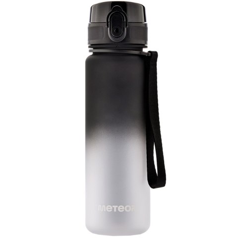 Bidon Meteor 500 ml czarno-biały 10108 Meteor