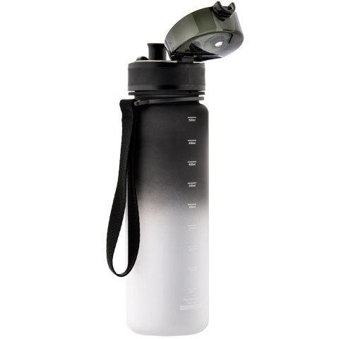 Bidon Meteor 500 ml czarno-biały 10108 Meteor