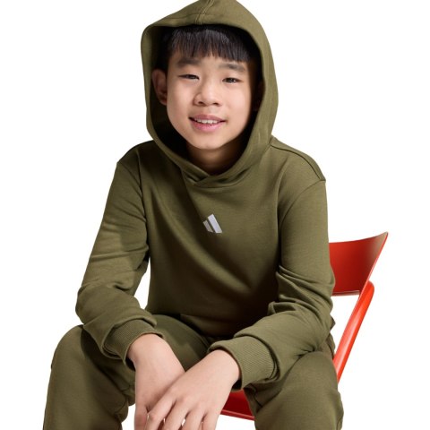 Bluza dla dzieci adidas Essentials Hoodie 225 oliwkowa KS0367 Adidas