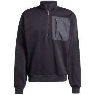 Bluza męska adidas City Escape Fleece Half-Zip GD czarna JF3290 Adidas
