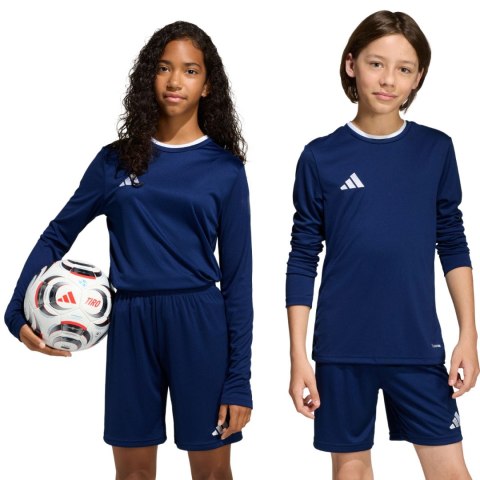 Koszulka dla dzieci adidas Entrada 26 Long Sleeve Jersey granatowa KF5877 Adidas teamwear