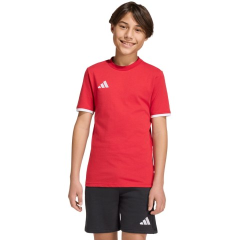 Koszulka dla dzieci adidas Entrada 26 Tee czerwona JZ6674 Adidas teamwear