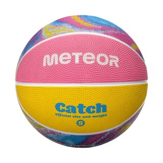 Piłka koszykowa Meteor Catch 5 kolorowa 16810 Meteor