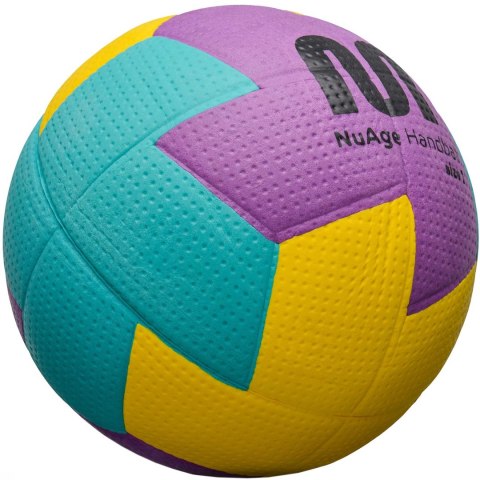 Piłka ręczna Meteor Nuage Junior 1 fioletowo-błękitno-żółta 16691 Meteor