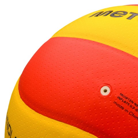 Piłka siatkowa Meteor Chili Pu żółto-czerwona 10058 Meteor