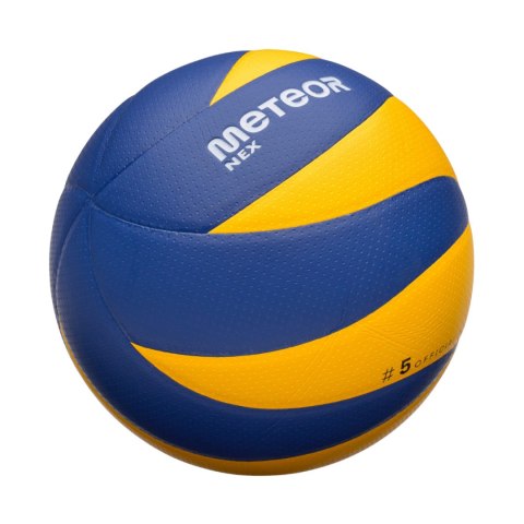 Piłka siatkowa Meteor Nex żółto-niebieska 17408 Meteor