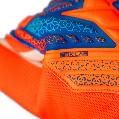 Rękawice bramkarskie Reusch Attrakt Starter Solid Junior pomarańczowo-niebieskie 5572514 2290 Reusch