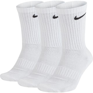 Skarpety Nike Everyday Cushioned Crew 3 pary białe SX7664 100 Nike