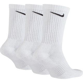 Skarpety Nike Everyday Cushioned Crew 3 pary białe SX7664 100 Nike