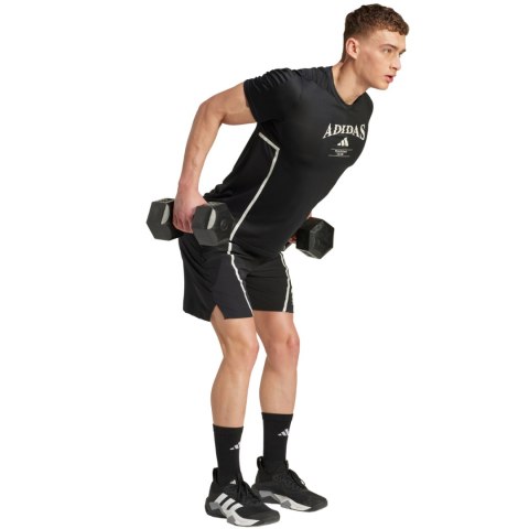 Spodenki męskie adidas Designed for Training Legacy Heritage czarne KA5283 Adidas