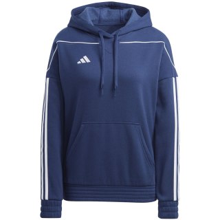 Bluza damska adidas Tiro 23 League Sweat Hoodie granatowo-biała HS3602 Adidas