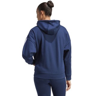 Bluza damska adidas Tiro 23 League Sweat Hoodie granatowo-biała HS3602 Adidas