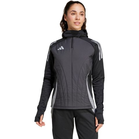 Bluza damska adidas Tiro 24 Competition Winterized czarno-szara IM9967 Adidas teamwear