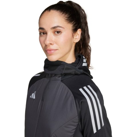 Bluza damska adidas Tiro 24 Competition Winterized czarno-szara IM9967 Adidas teamwear