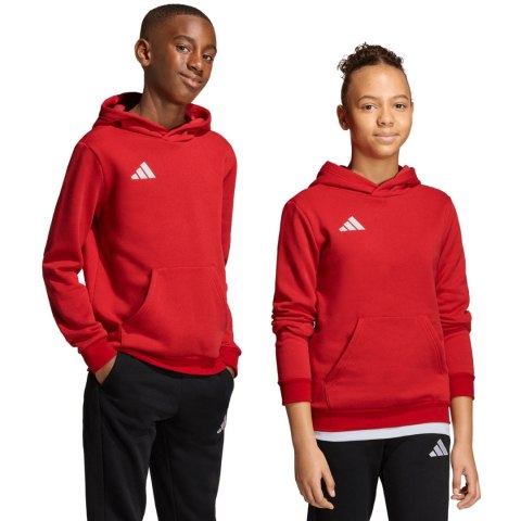 Bluza dla dzieci adidas Entrada 26 Hoody czerwona JZ6568 Adidas teamwear
