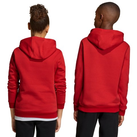 Bluza dla dzieci adidas Entrada 26 Hoody czerwona JZ6568 Adidas teamwear