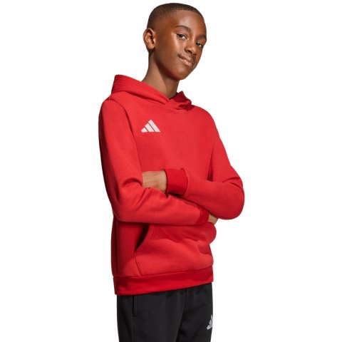 Bluza dla dzieci adidas Entrada 26 Hoody czerwona JZ6568 Adidas teamwear