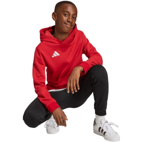 Bluza dla dzieci adidas Entrada 26 Hoody czerwona JZ6568 Adidas teamwear