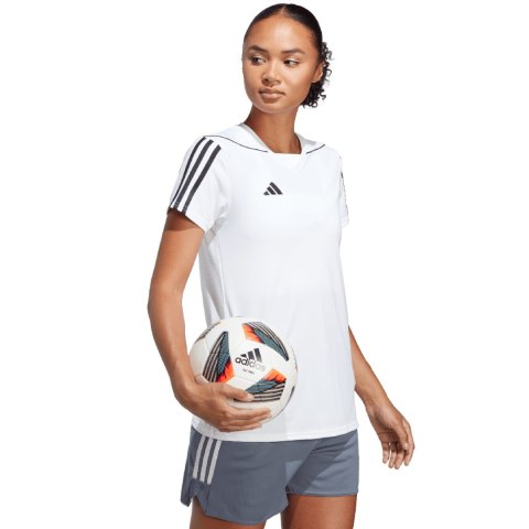 Koszulka damska adidas Tiro 23 League Jersey biała HR4615 Adidas teamwear