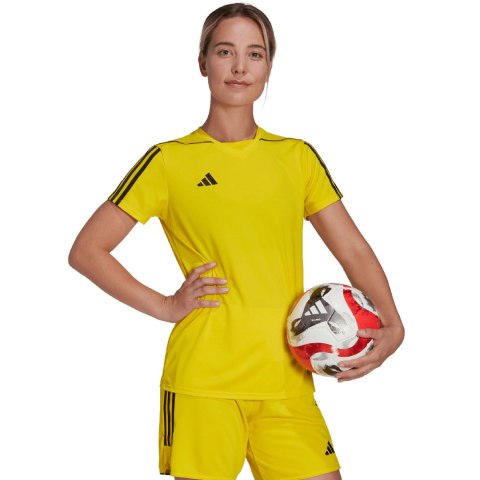 Koszulka damska adidas Tiro 23 League Jersey żółta HR4614 Adidas teamwear
