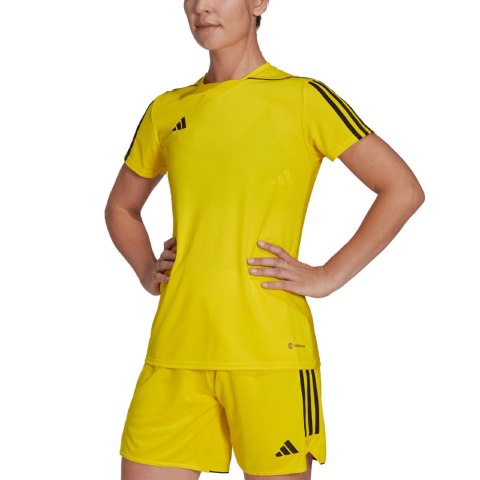 Koszulka damska adidas Tiro 23 League Jersey żółta HR4614 Adidas teamwear