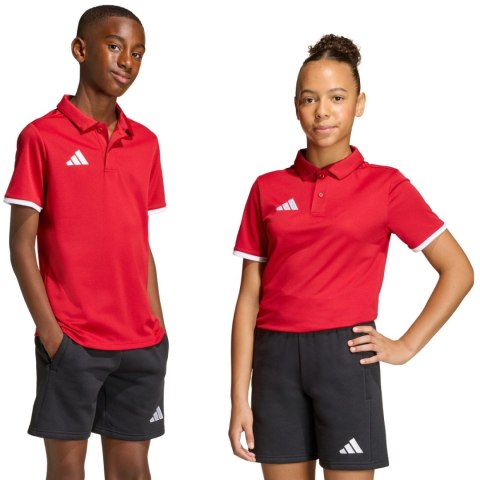 Koszulka dla dzieci adidas Entrada 26 Polo czerwona JZ6626 Adidas teamwear