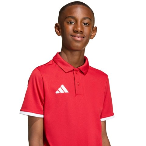 Koszulka dla dzieci adidas Entrada 26 Polo czerwona JZ6626 Adidas teamwear