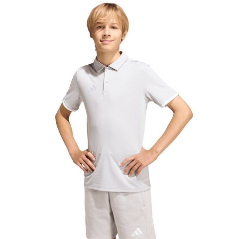 Koszulka dla dzieci adidas Entrada 26 Polo jasnoszara JZ6628 Adidas teamwear