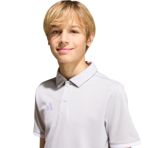 Koszulka dla dzieci adidas Entrada 26 Polo jasnoszara JZ6628 Adidas teamwear