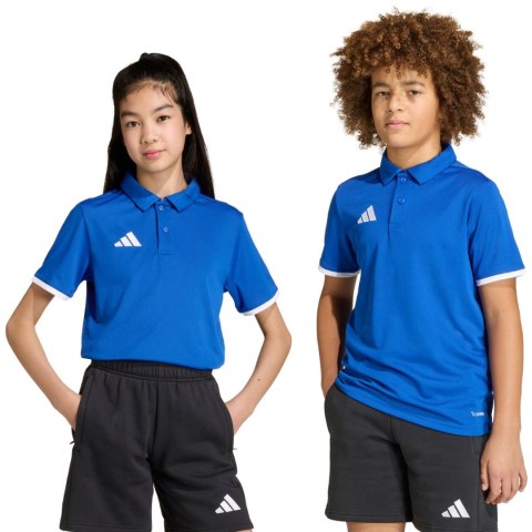 Koszulka dla dzieci adidas Entrada 26 Polo niebieska JZ6625 Adidas teamwear