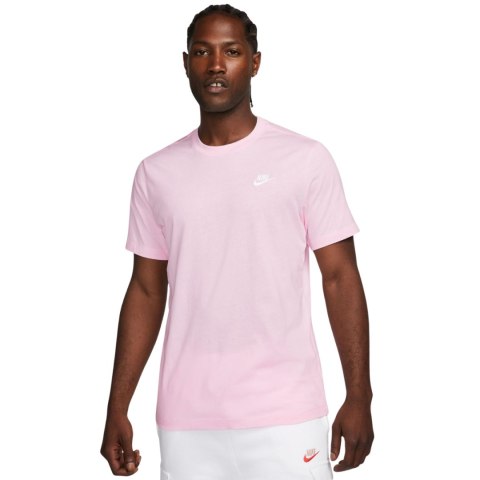 Koszulka męska Nike Club Tee jasny róż AR4997 665 Nike