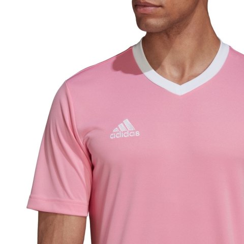 Koszulka męska adidas Entrada 22 Jersey różowa HC5072 Adidas teamwear