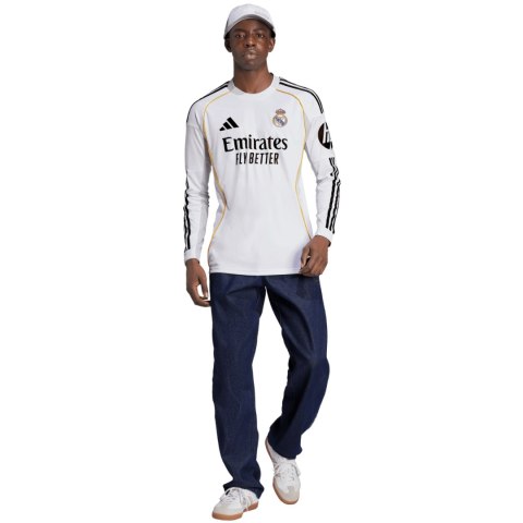 Koszulka męska adidas Real Madrid 25/26 Long Sleeve Home biała JN8884 Adidas